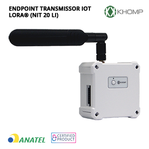 Endpoint transmissor IoT LoRa® (NIT 20 LI) | Khomp