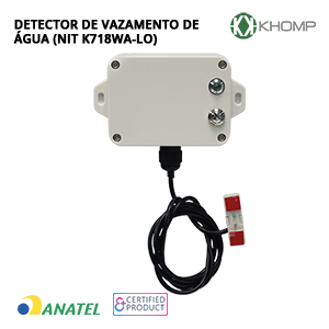 Detector de Vazamento de Água (NIT K718WA-LO) | Khomp